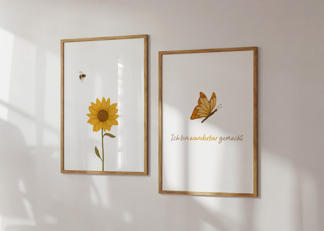 Poster - Ich bin wunderbar gemacht - A4 oder A3