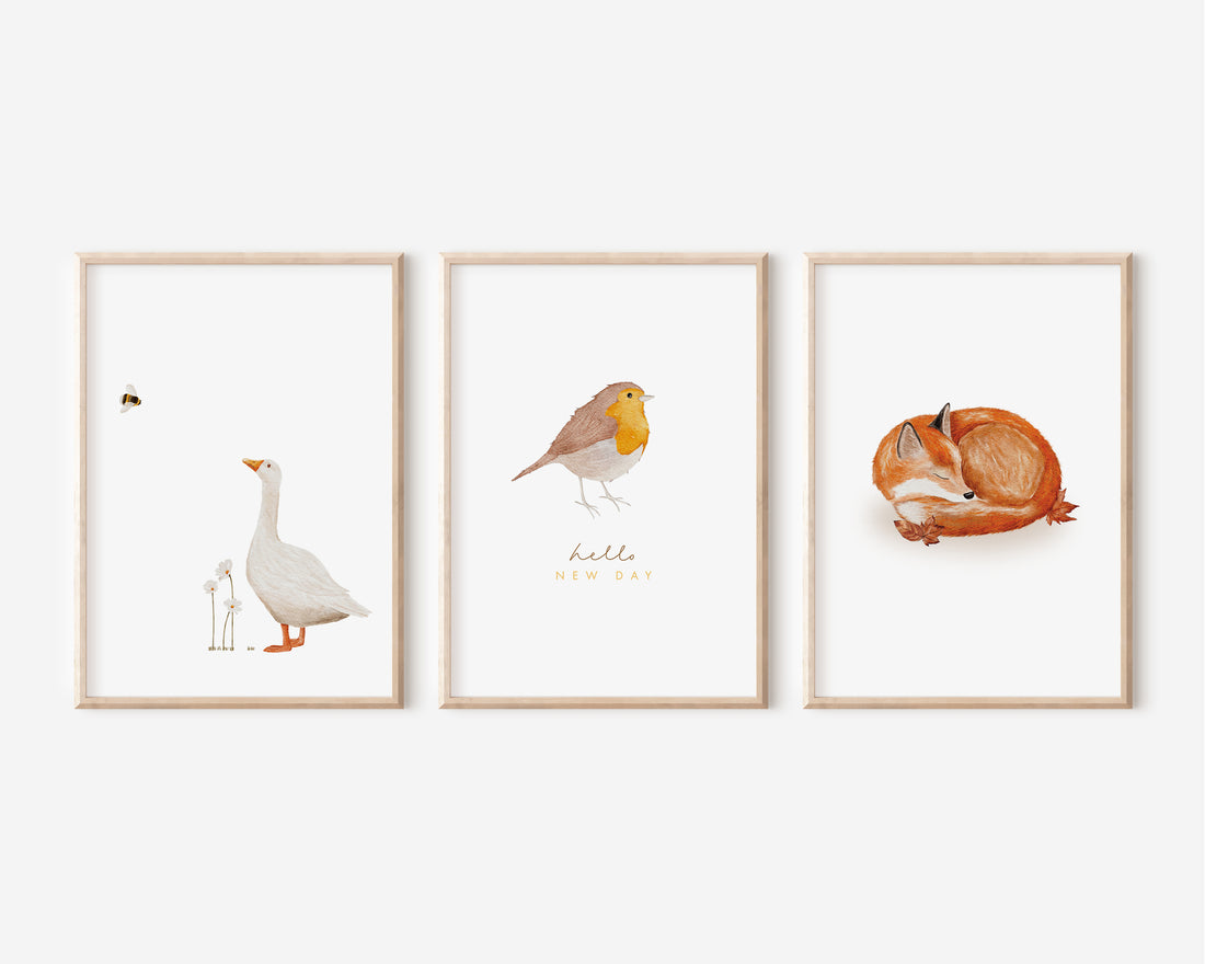 Poster - Gans & Biene - A4