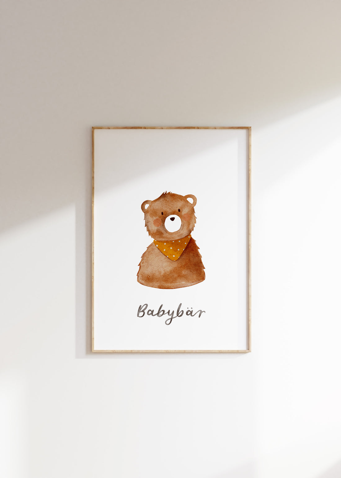 Poster - Babybär - A4 oder A3
