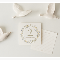 Meilensteinkarten für Babys erstes Jahr