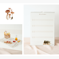 Wandkalender 2026 mit 3 Spalten in A4