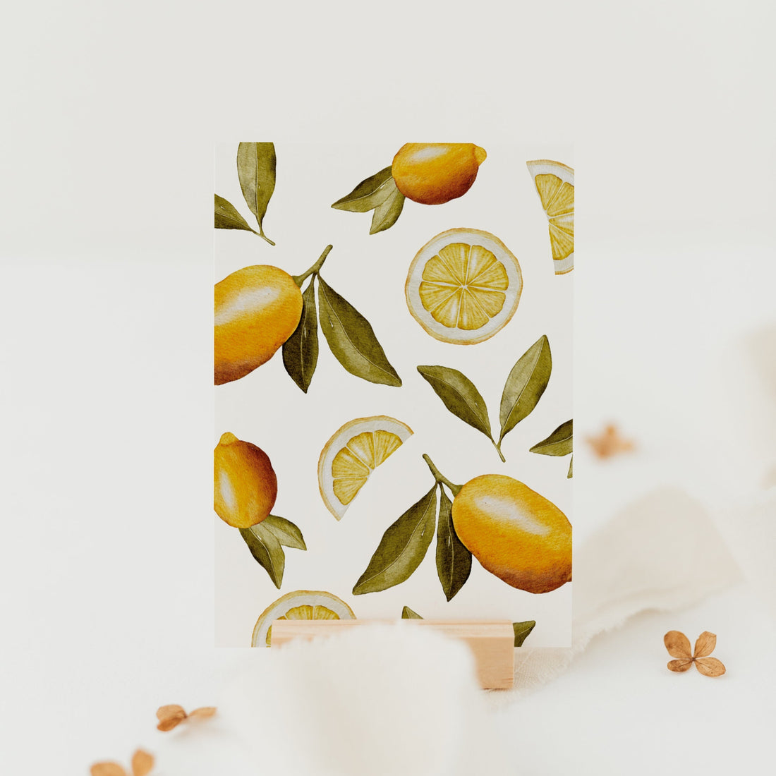 Postkarte Zitronensalat - A6