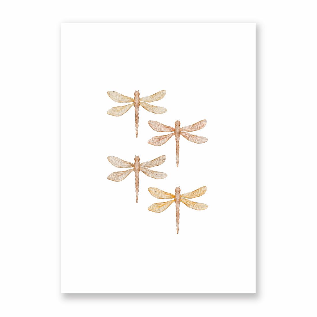 Postkarte Libellen - A6