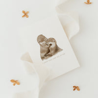 Postkarte I love you like no Otter - A6