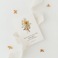 Postkarte Blumenstrauß Vertrau auf ihn - A6