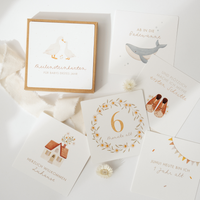 Meilensteinkarten für Babys erstes Jahr