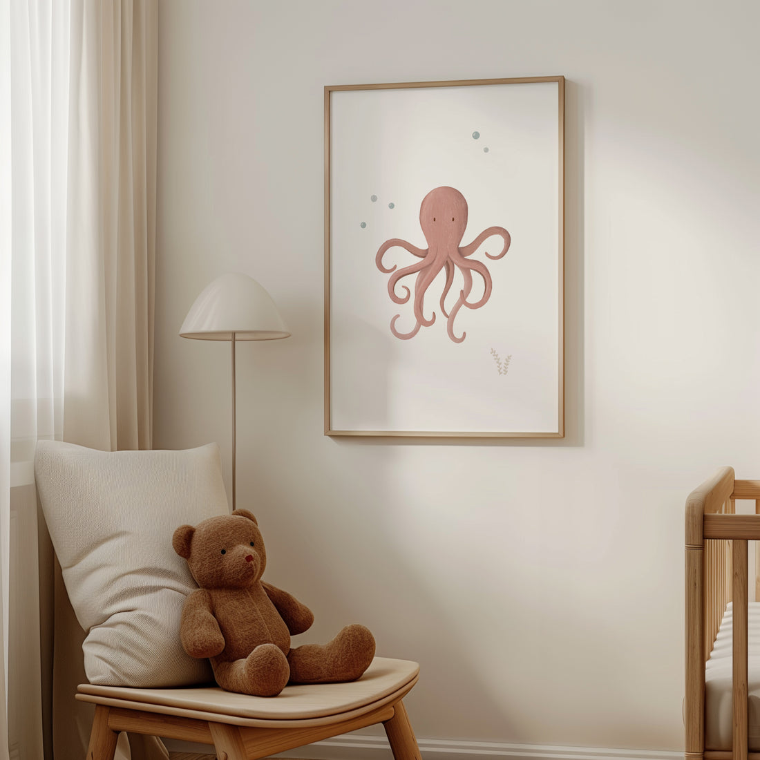 Posterset - Schildkröte, Wal & Krake - A4 oder A3