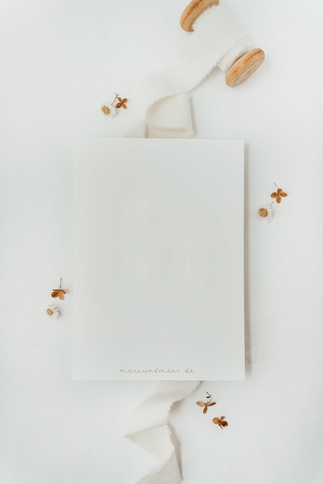 Postkarte Danke - geblümt - A6