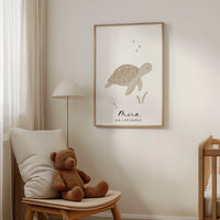 Poster - Schildkröte - A4 oder A3