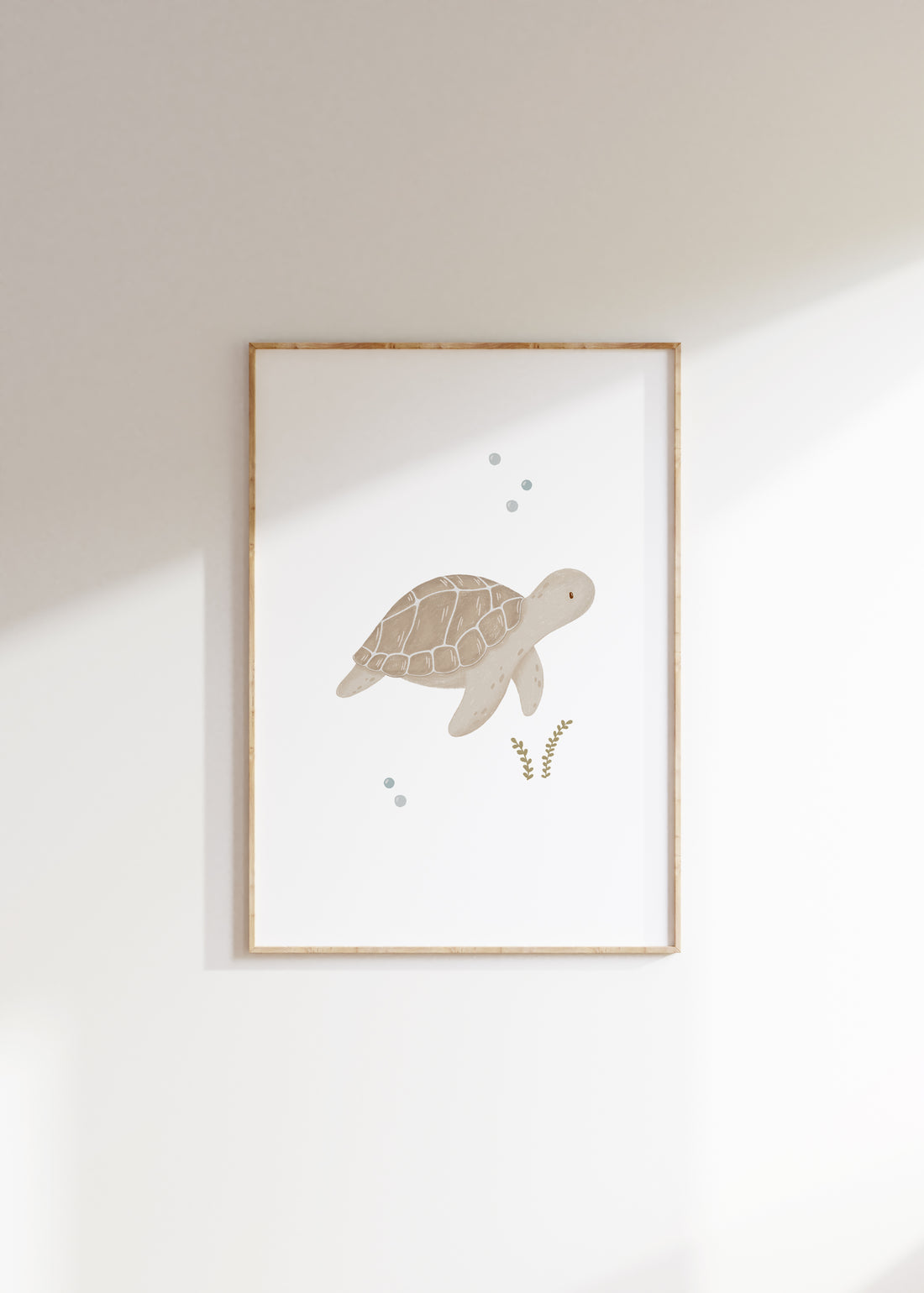 Posterset - Schildkröte, Wal & Krake - A4 oder A3