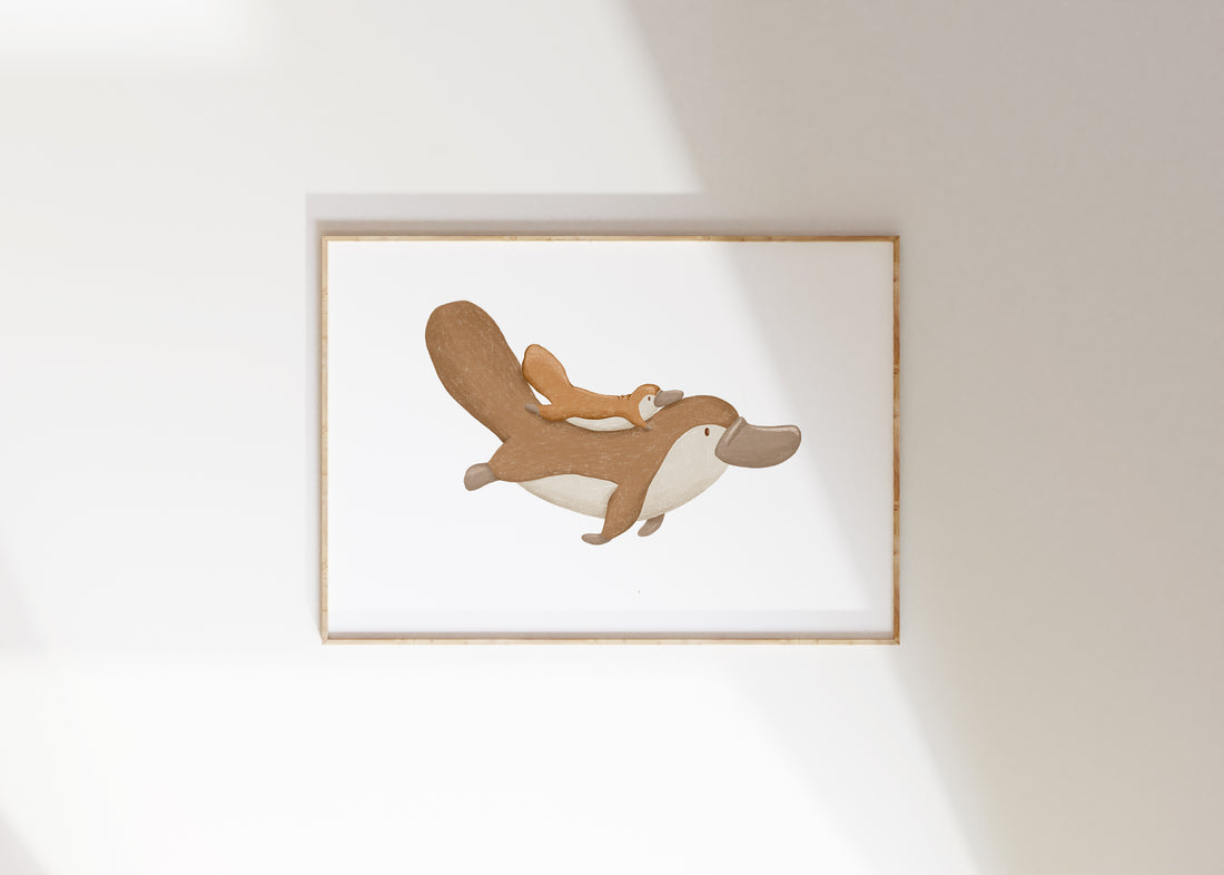 Poster - Schnabeltiere - A4 oder A3