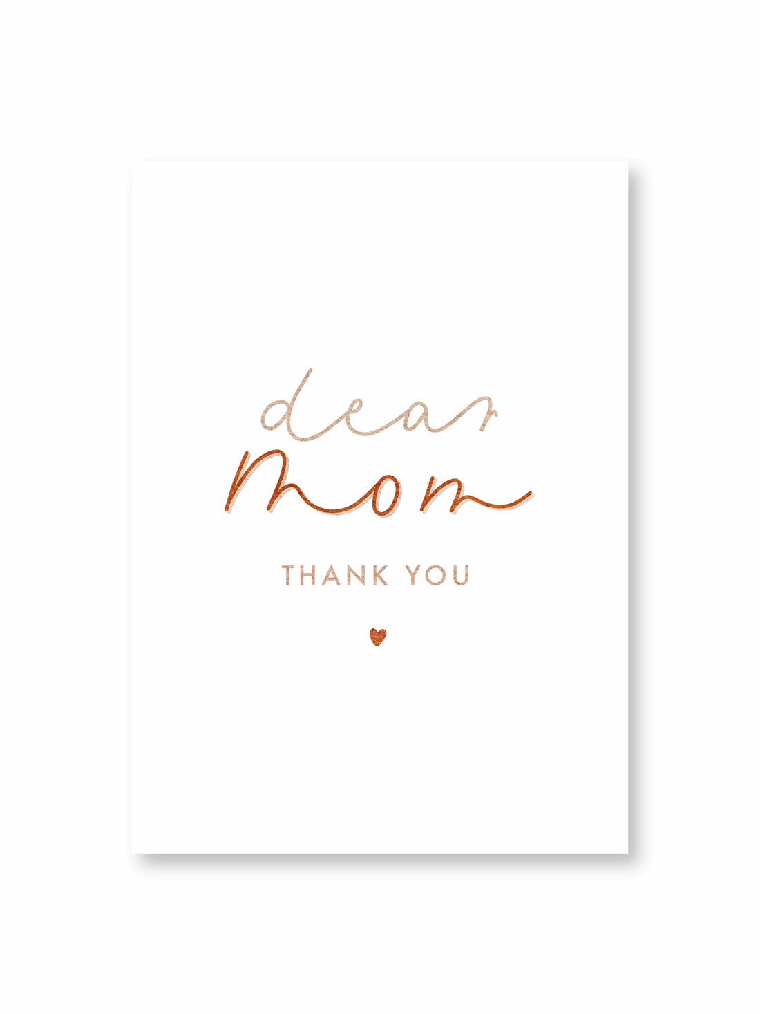Postkarte dear mom - A6