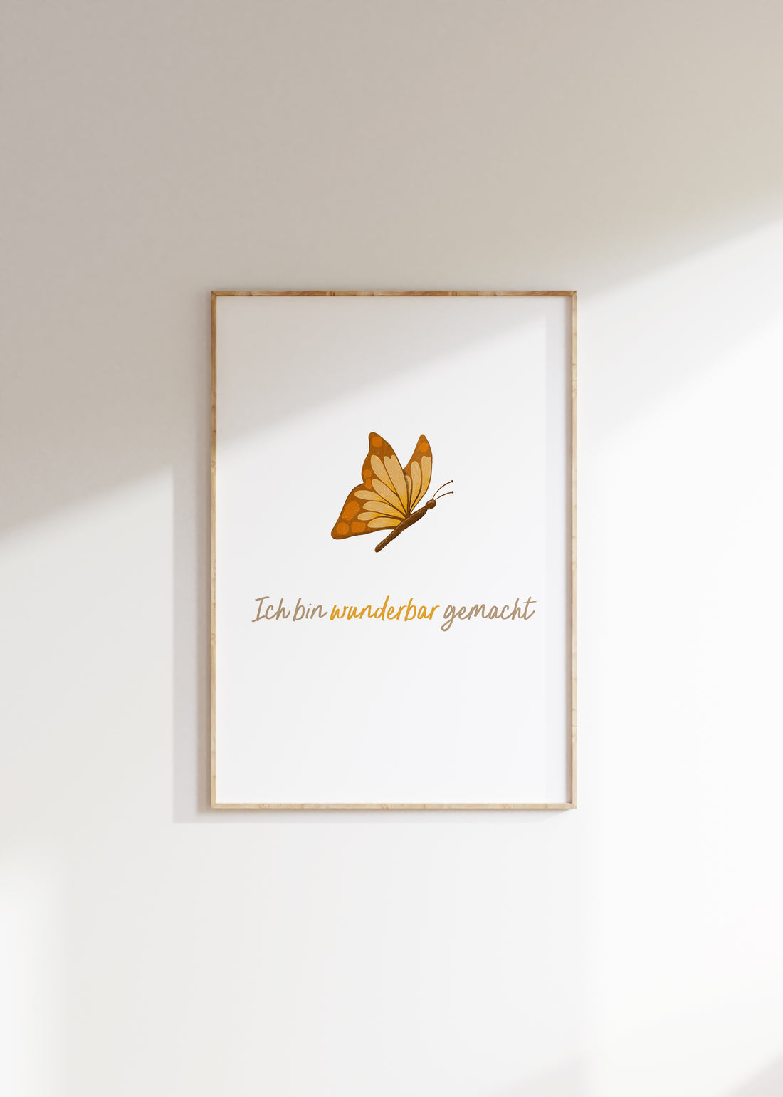 Poster - Ich bin wunderbar gemacht - A4 oder A3