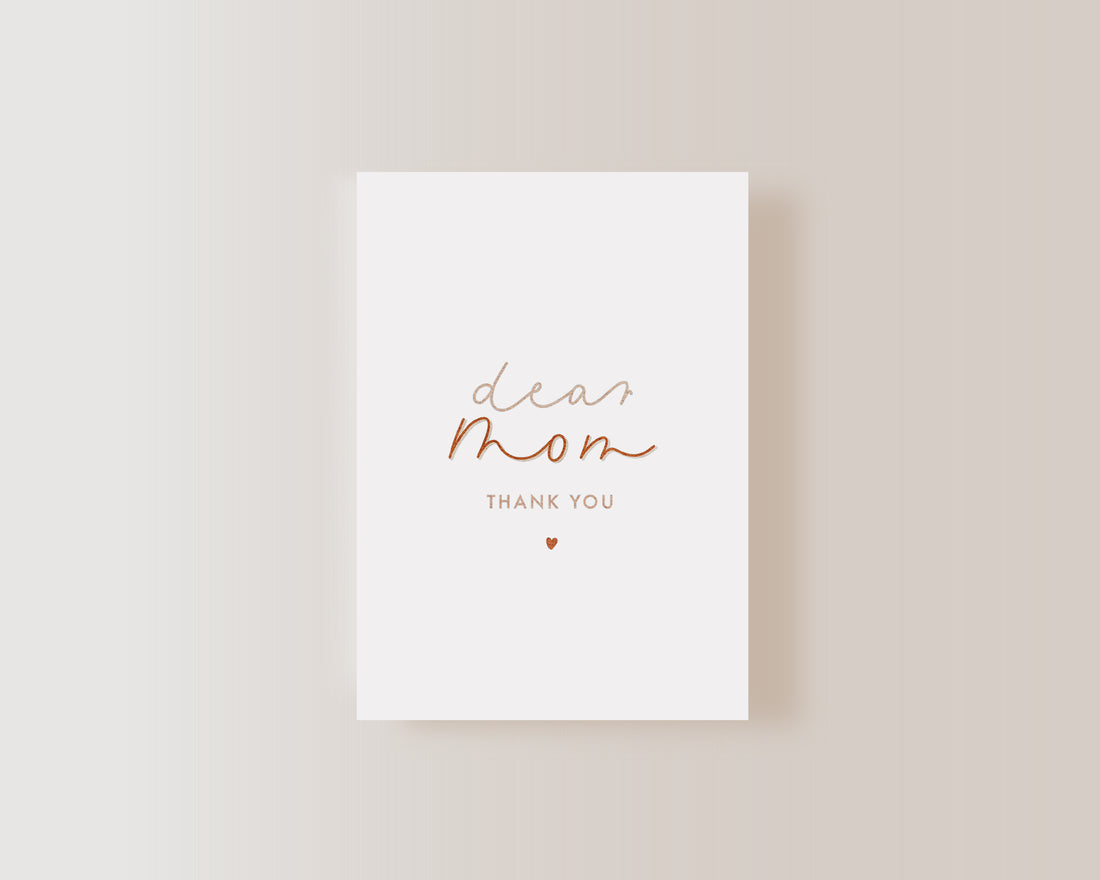 Postkarte dear mom - A6