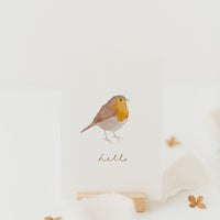 Postkarte Rotkehlchen - A6