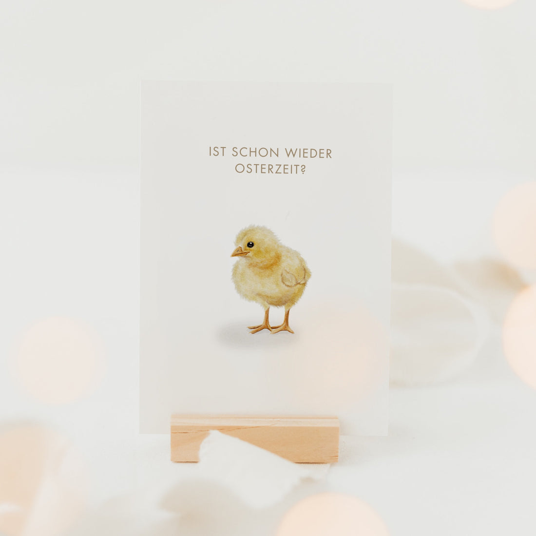 Postkarte Osterzeit - Küken - A6