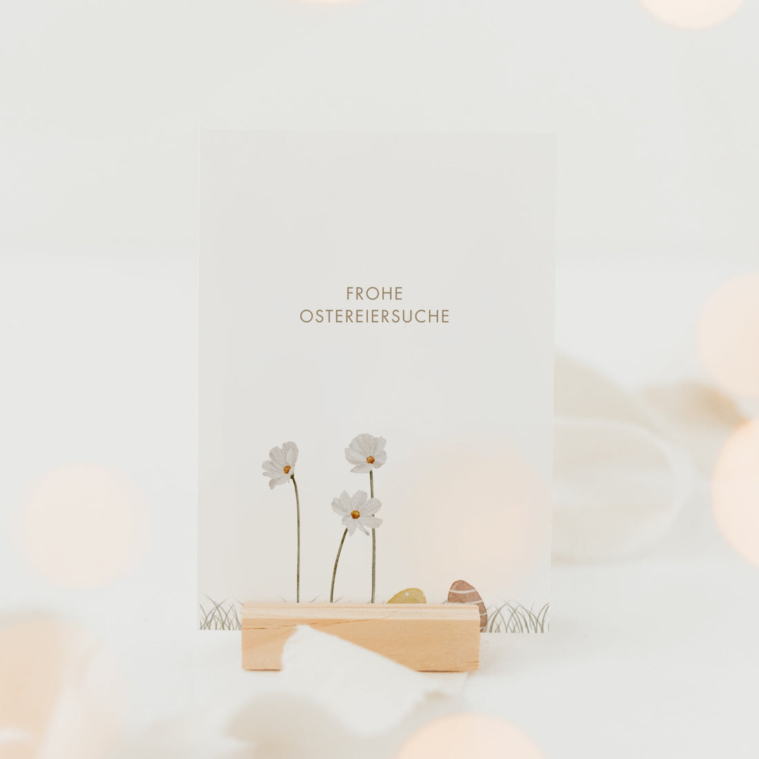 Postkarte Frohe Ostereiersuche - A6