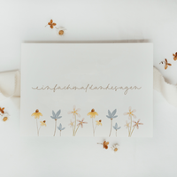 Postkarte einfach mal danke sagen - A6
