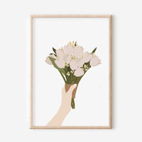 Poster - Blumenstrauß - A4