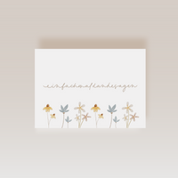 Postkarte einfach mal danke sagen - A6