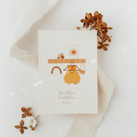 Postkarte hello little one - A6