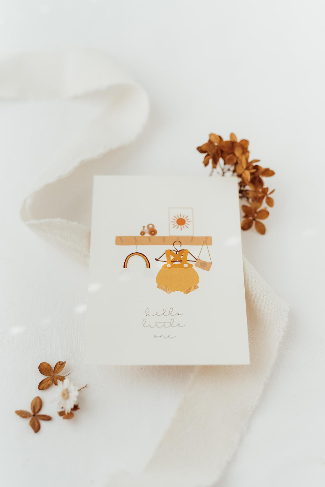 Postkarte hello little one - A6