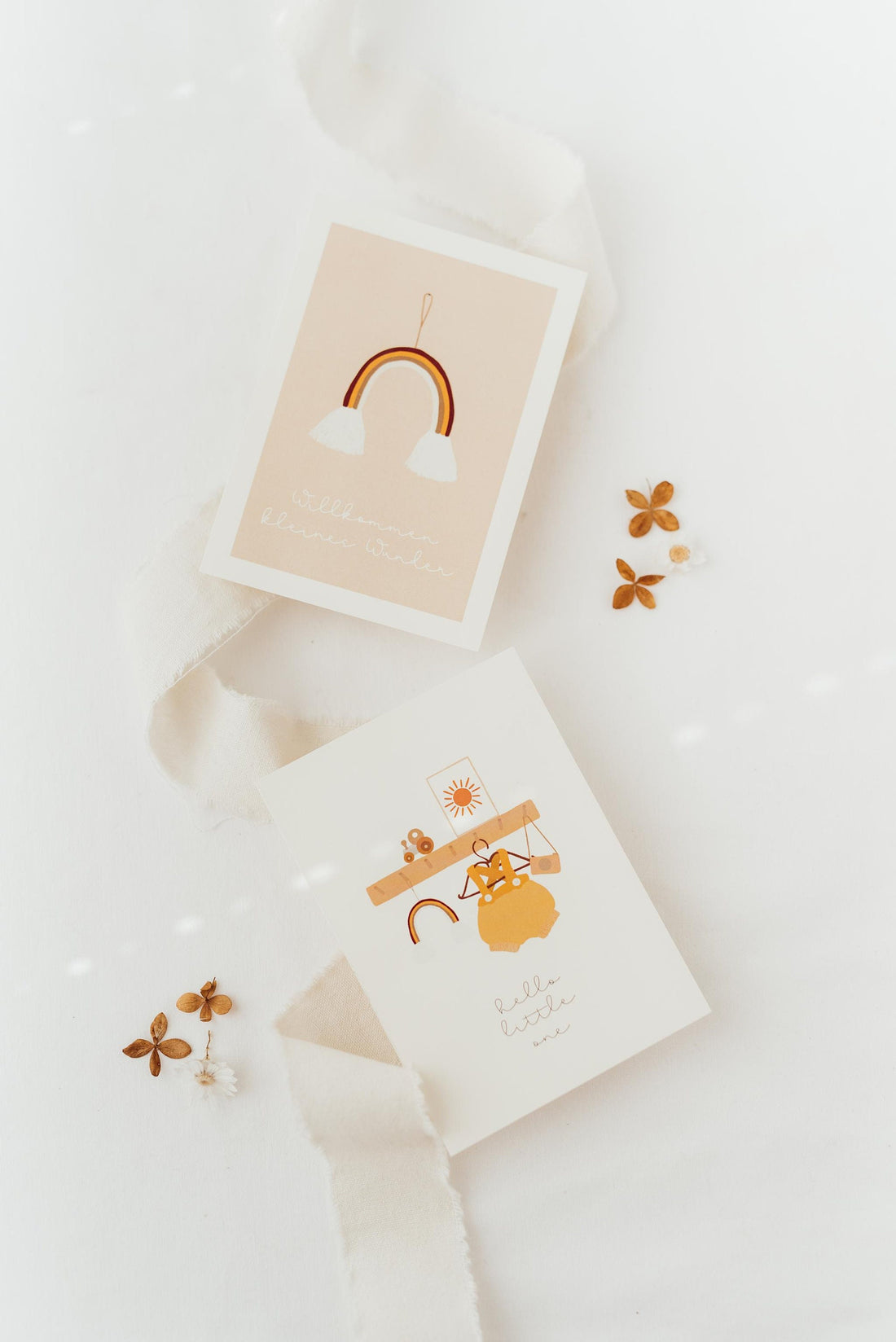 Postkarte hello little one - A6