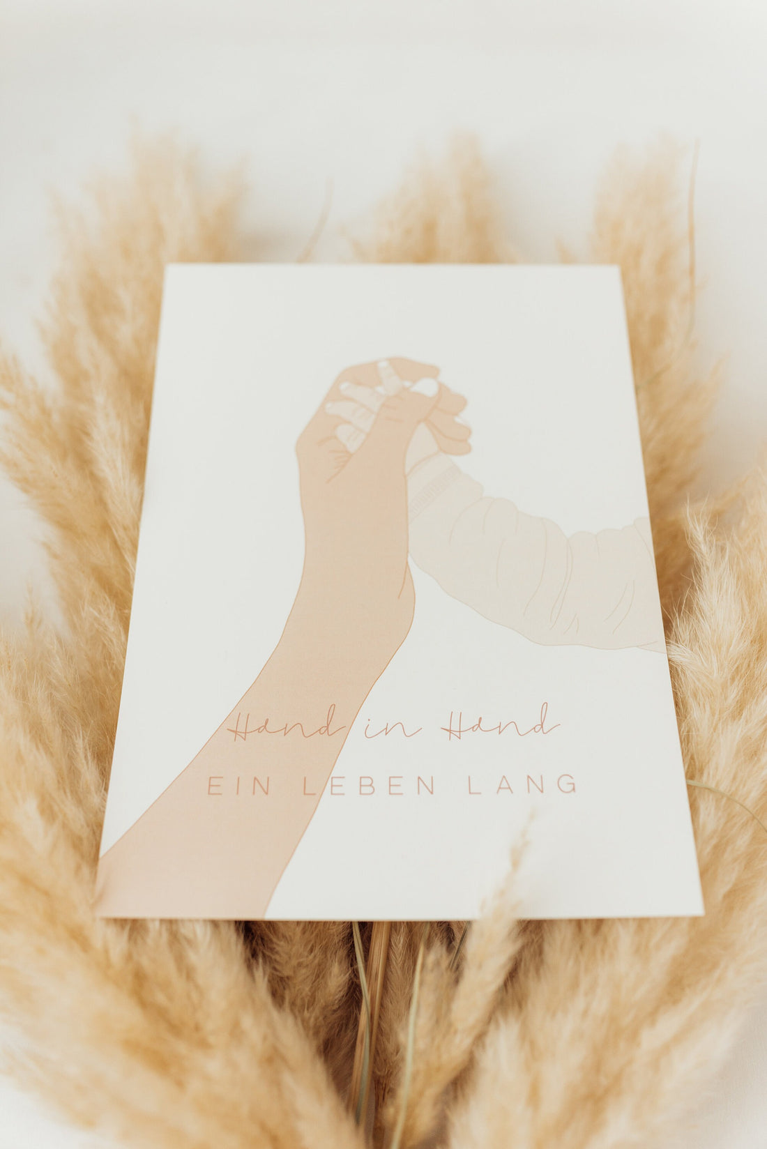 Poster - Hand in Hand ein Leben lang - A4
