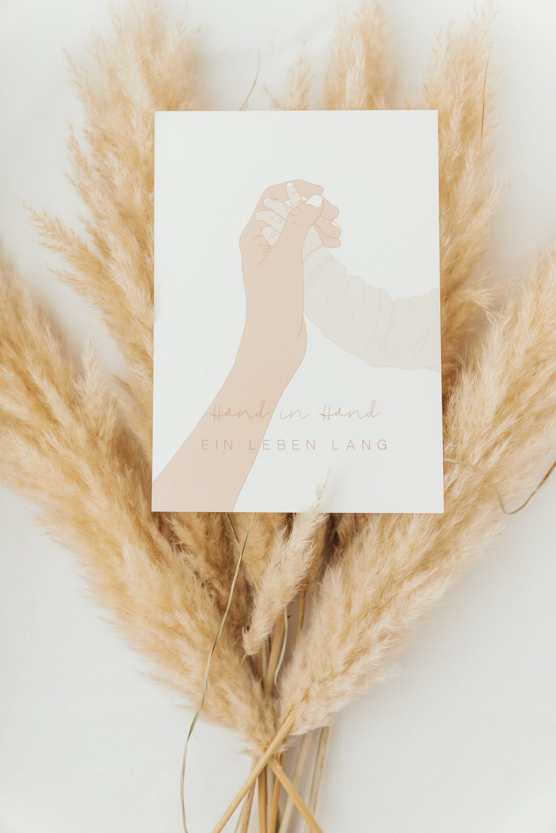 Poster - Hand in Hand ein Leben lang - A4