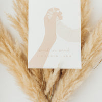 Poster - Hand in Hand ein Leben lang - A4