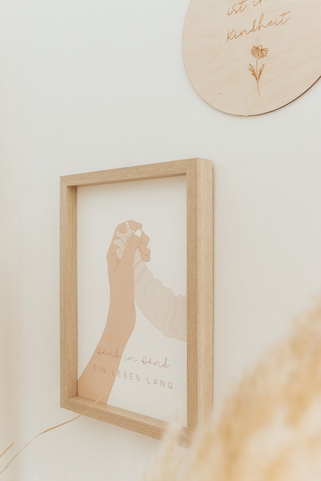 Poster - Hand in Hand ein Leben lang - A4