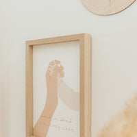 Poster - Hand in Hand ein Leben lang - A4