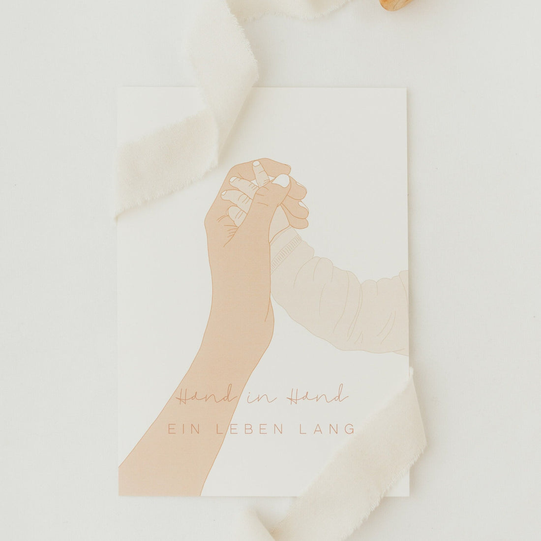 Poster - Hand in Hand ein Leben lang - A4