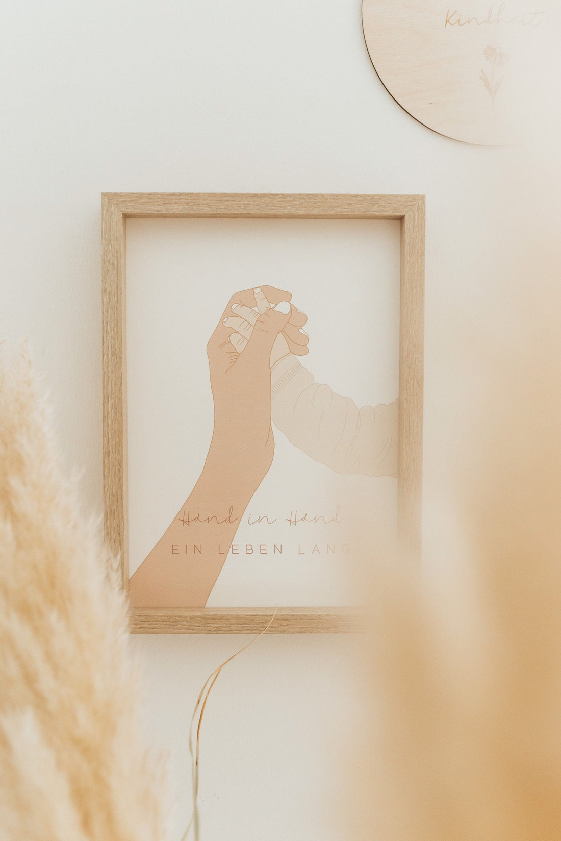 Poster - Hand in Hand ein Leben lang - A4