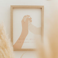 Poster - Hand in Hand ein Leben lang - A4