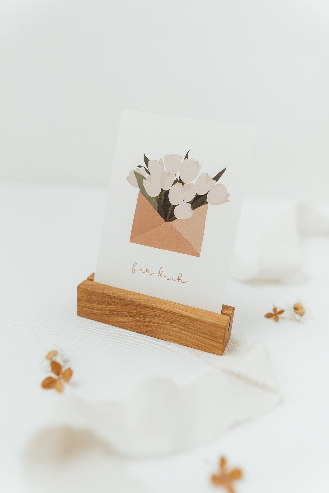 Postkarte für dich - Blumenbrief - A6