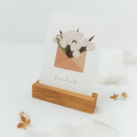 Postkarte für dich - Blumenbrief - A6