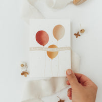 Postkarte zum Geburtstag - hip hip hurra - A6