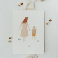 Poster Mama & Kind - A4