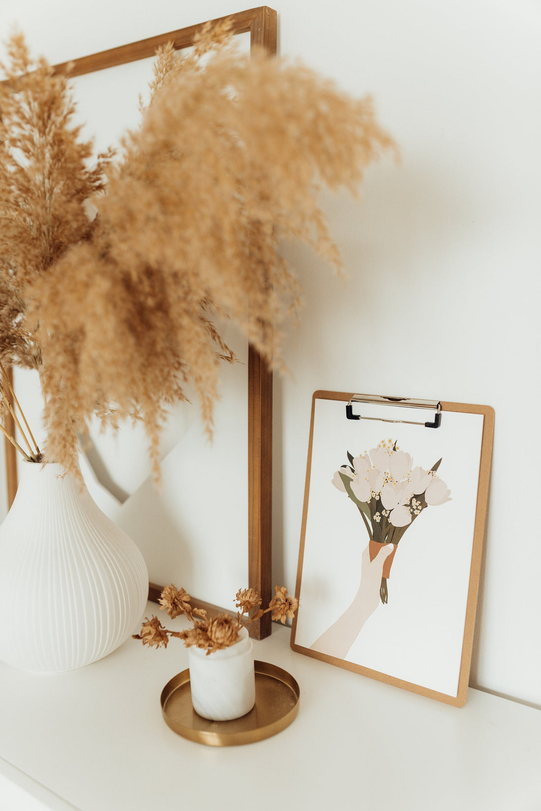 Poster - Blumenstrauß - A4