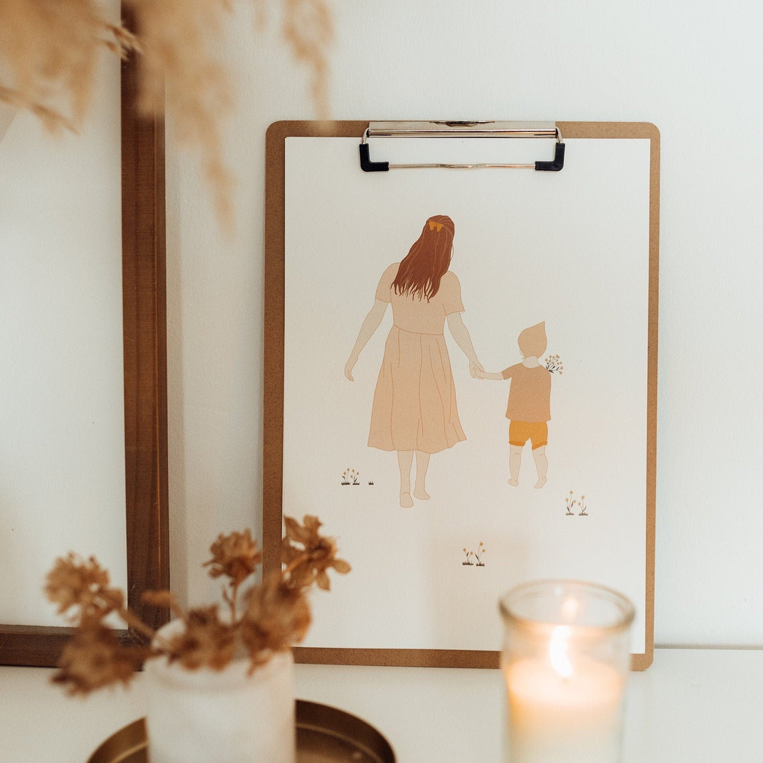 Poster Mama & Kind - A4