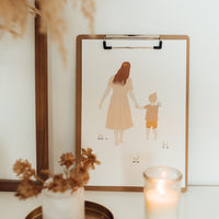 Poster Mama & Kind - A4