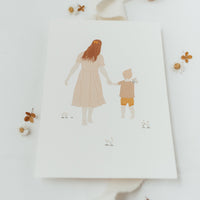 Poster Mama & Kind - A4