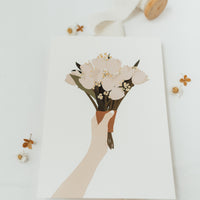 Poster - Blumenstrauß - A4