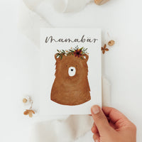 Postkarte Mamabär - A6