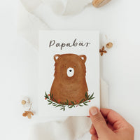 Postkarte Papabär - A6