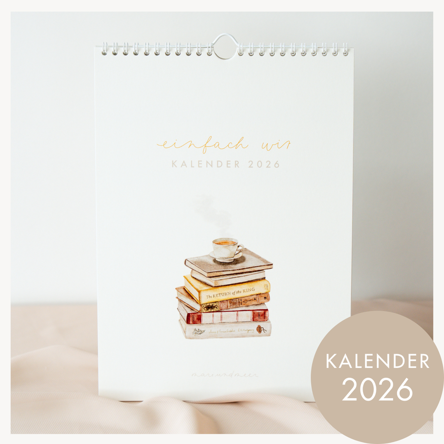 Wandkalender 2026 mit 3 Spalten in A4