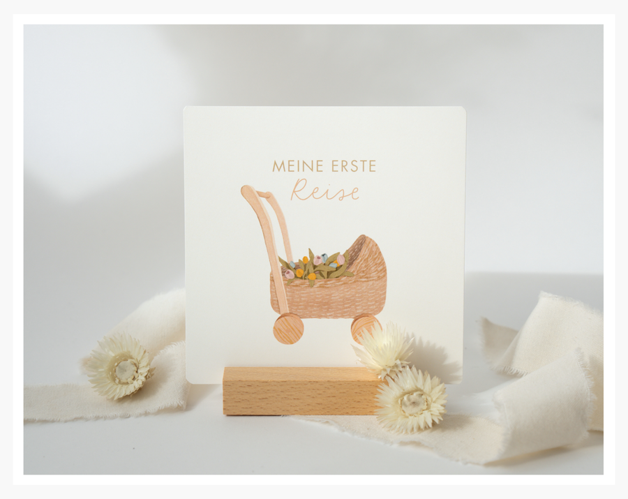 Meilensteinkarten für Babys erstes Jahr