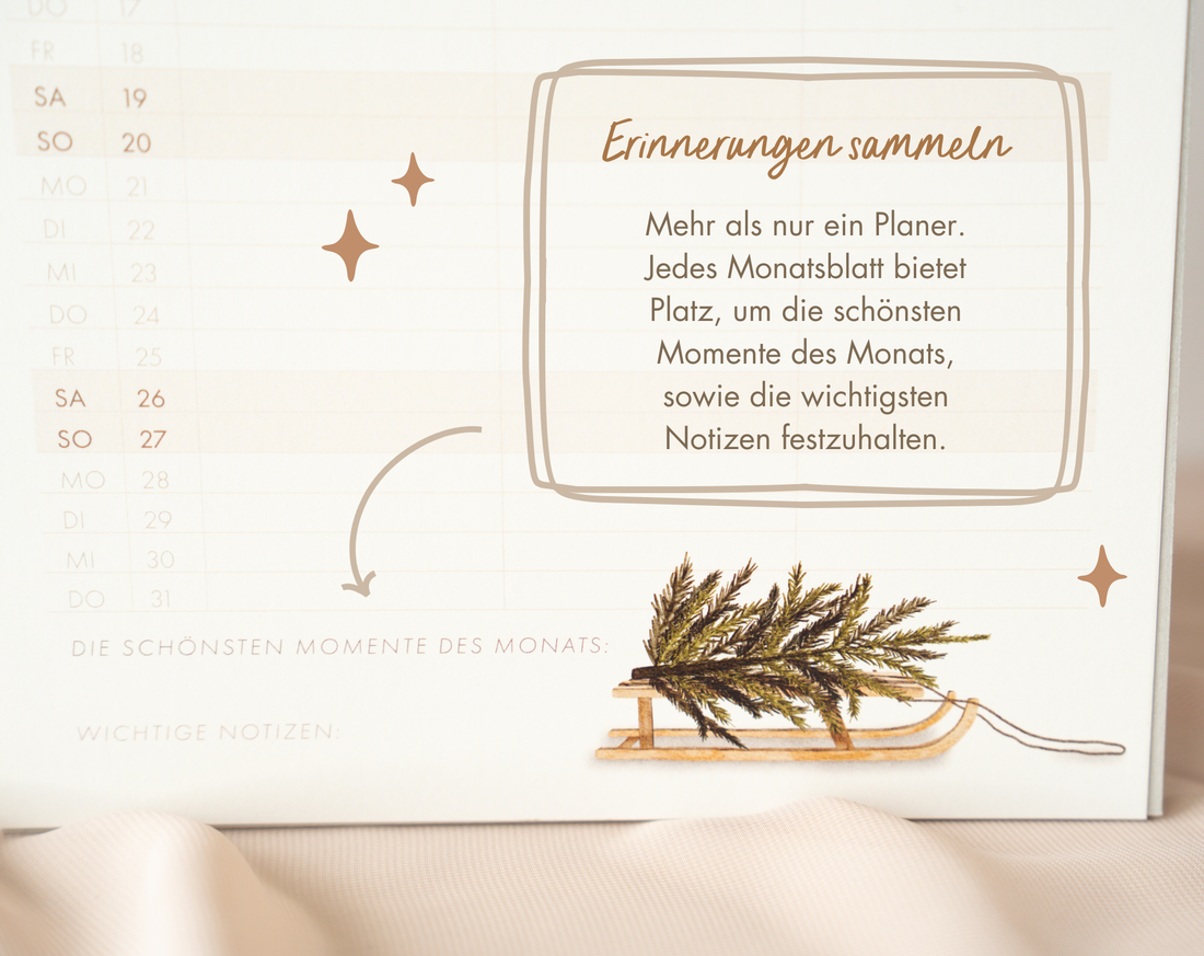 Wandkalender 2026 mit 3 Spalten in A4