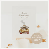 Postkartenkalender 2027 in A6 / Tischkalender 2027 / Kalender zum verschenken